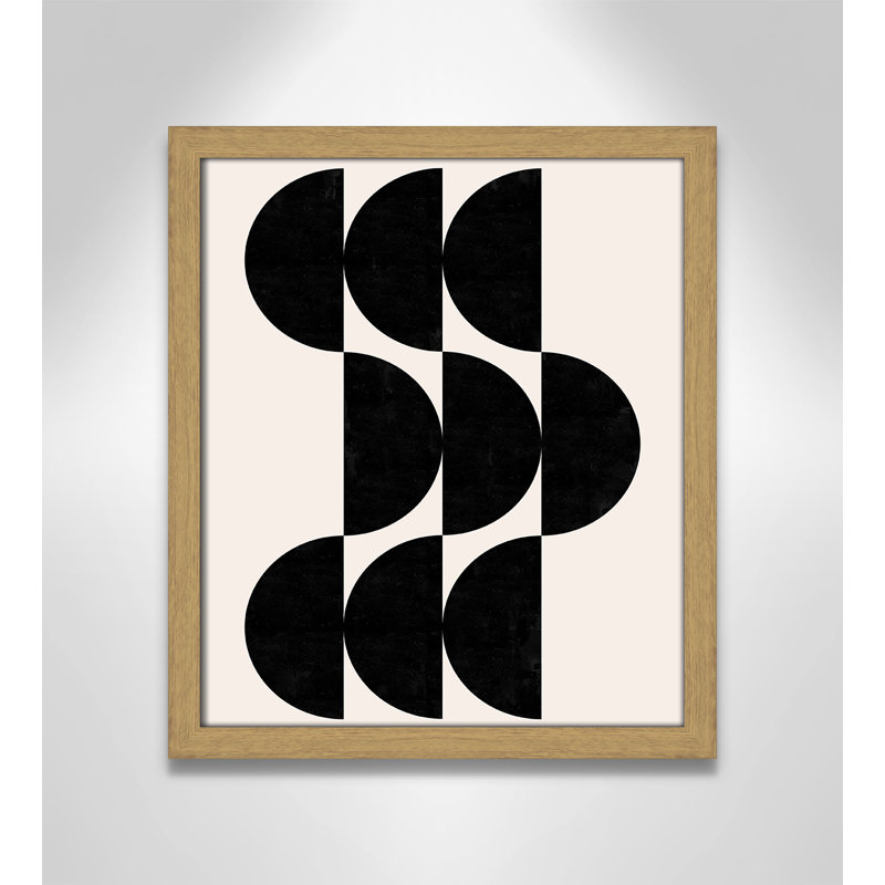 Impression de formes par Dotz, Natural Woodgrain, L 13 po x H 15 po, Framed Print