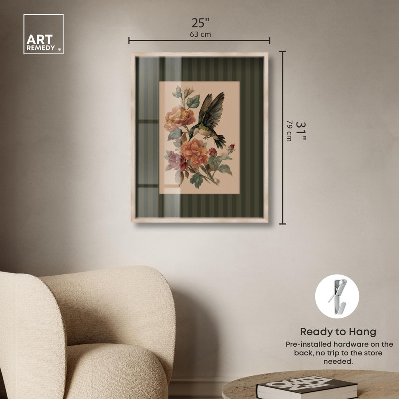 «Nectar Harvest Shadowbox Print» par Art Remedy, H 31 po x l 25 po, Crème, crème