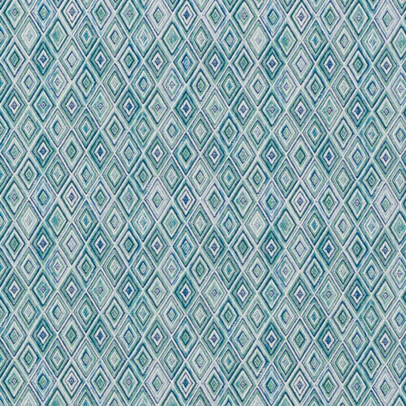 Tissu intérieur / extérieur Diamond Strie, Paon