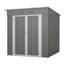 [4x6 FT] Outdoor Metal Storage Shed with Floor Frame, Double Lockable Doors & 2 Air Vents for Backyard, Garden & Patio