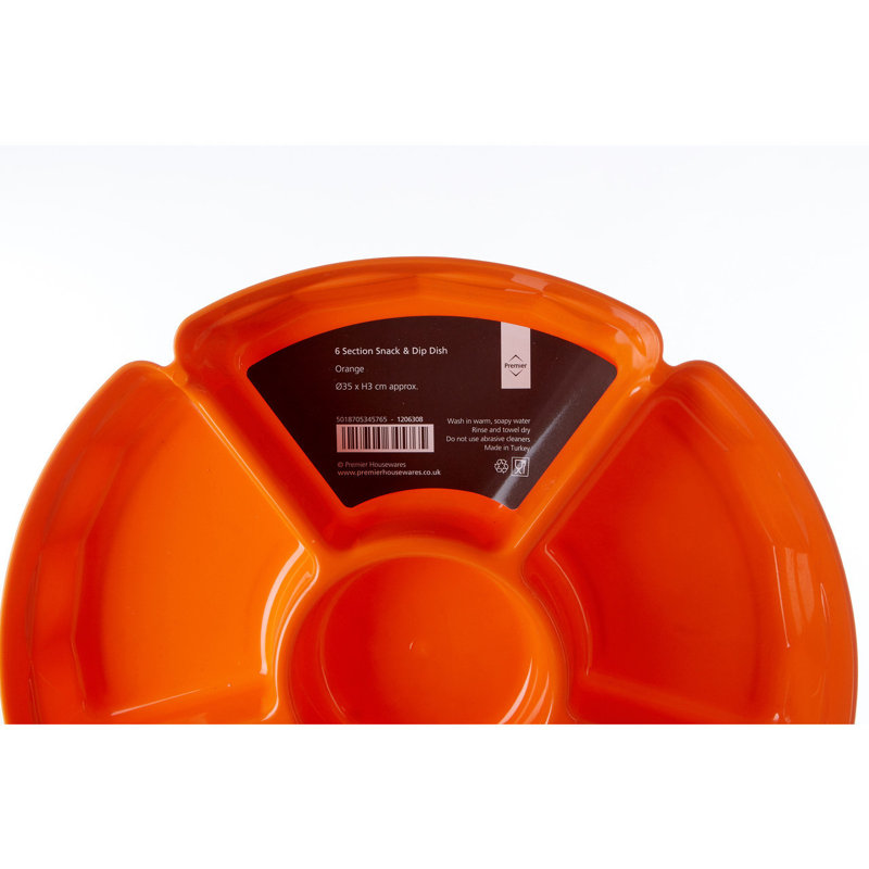 Symple Stuff Enola Plastic Divided Serving Dish