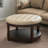 Farmhouse Upholstered Storage Tufted Ottoman with Free Tray-41044989