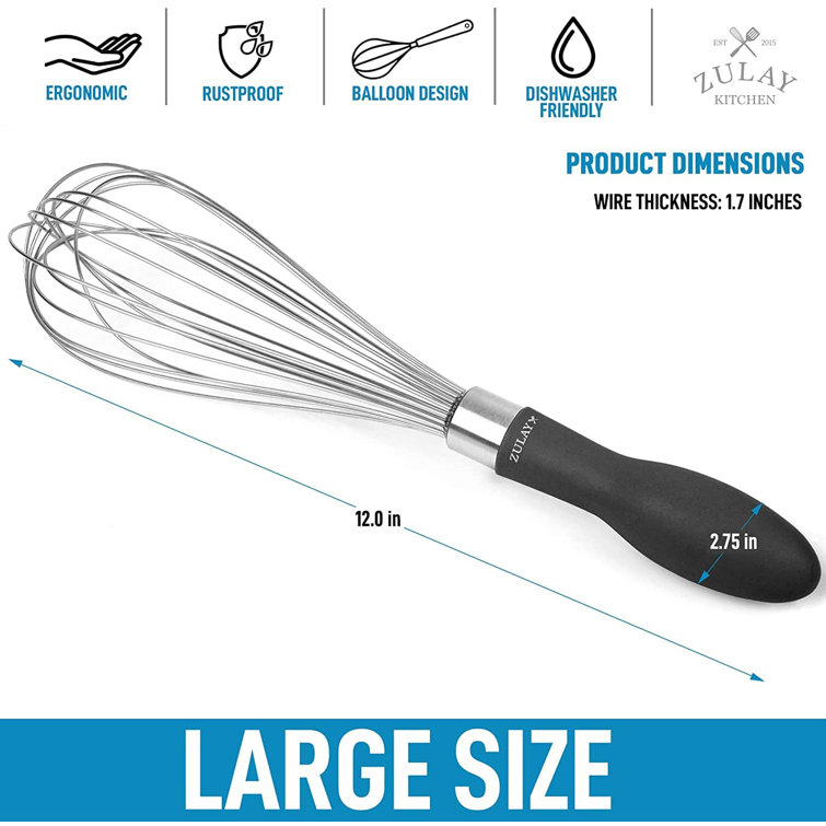OXO Good Grips 11-Inch Balloon Whisk & Good Grips 12-Inch