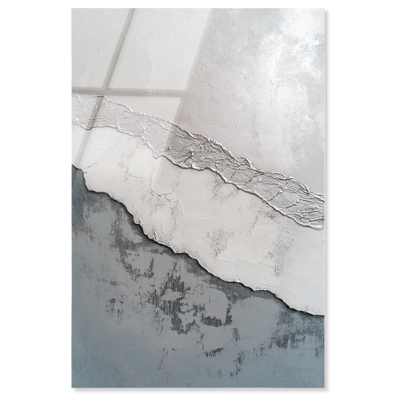 Décoration murale élégante Chasm of Gray III par Art Remedy, H 30 po x l 20 po