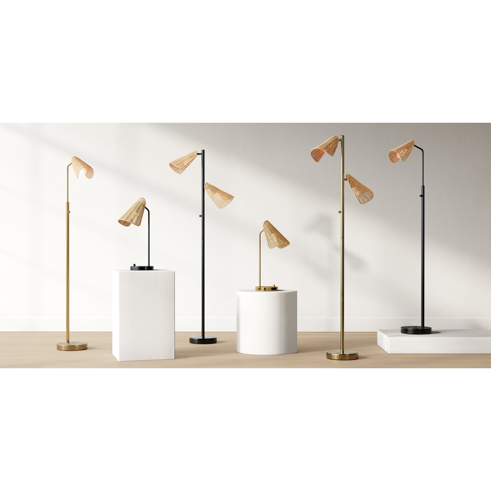 Pilsen 58'' Floor Lamp, Black
