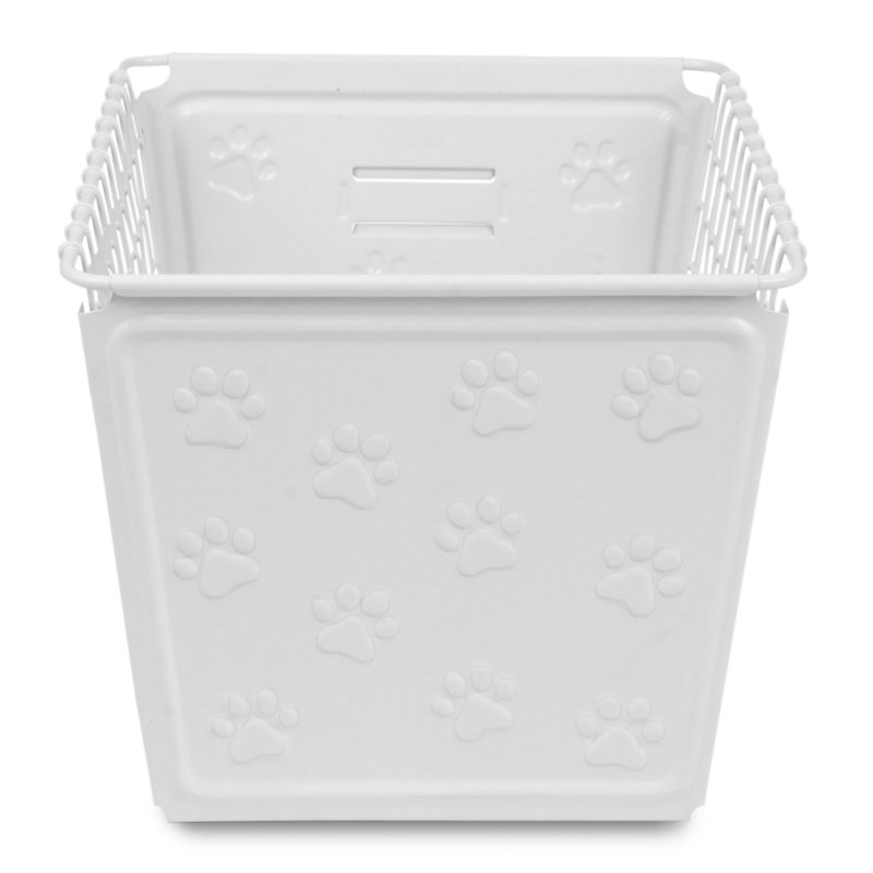 Panier Paws, blanc