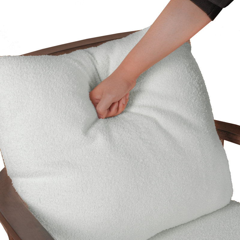 Iyaas Upholstered Armchair, White Cotton