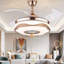 Ventilateur de plafond 36 "avec lumières DEL à intensité variable et lecteur de musique Ediany