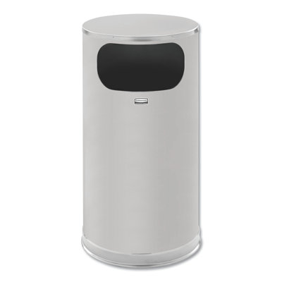 Steel Kitchen Trash Can - 12 Gallons