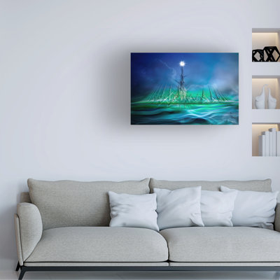 Willy Marthinussen Lighthouse Canvas Art