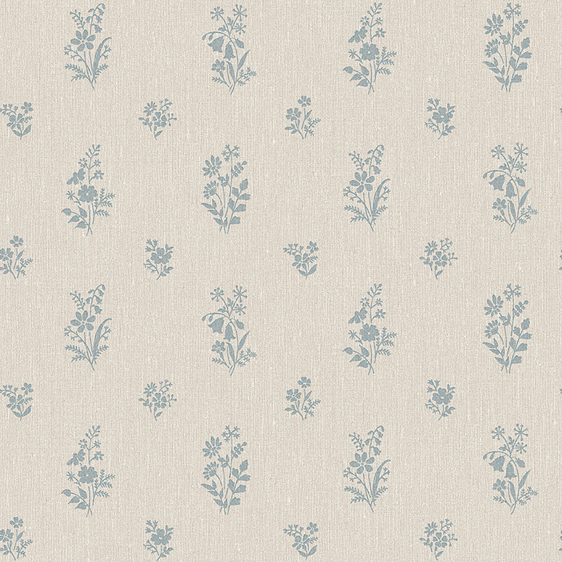 Boråstapeter Petit Fleurs Wallpaper, Blue