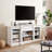 Wood Top TV Stand With Shelves-28488968-15924419