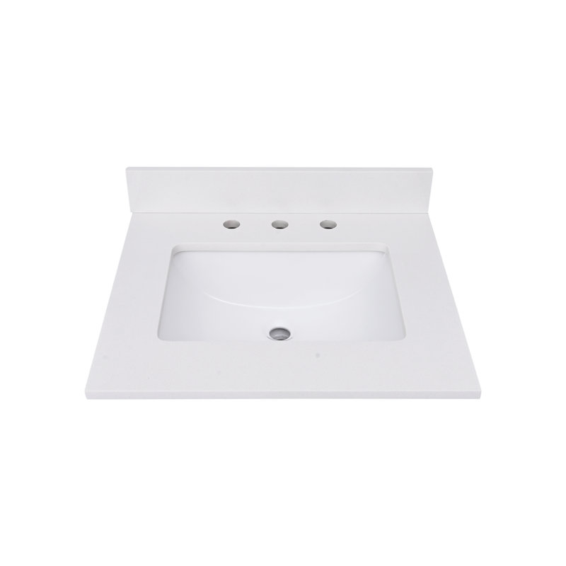 25'' W Single Vanity Top, Everest White