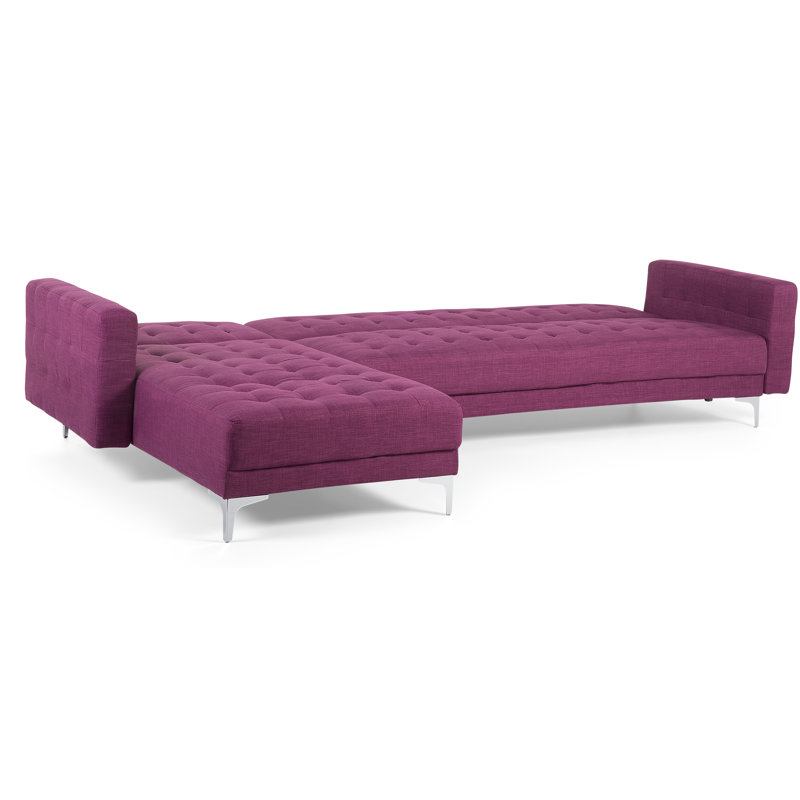Bill 4 Seater Sofa Bed, Violet