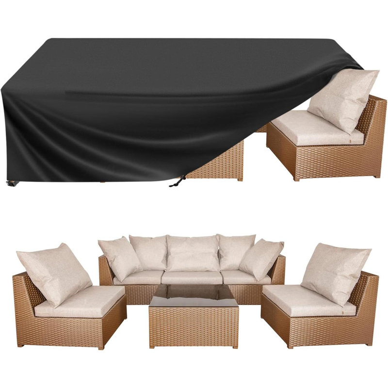 Patio Furniture Covers, Outdoor Furniture Covers Waterproof, Heavy Duty Oxford Patio Table Cover For Outdoor Table, Chair, Sofa, Desk