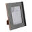 Modern Resin Photo Frame with Line Pattern - Decorative Display Picture Frames for Entryway or Bedroom Wall Decor - Black and White-118923765