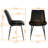 Willas 19.68 " H Tufted Velvet Upholstered Metal Side Chair-236242740