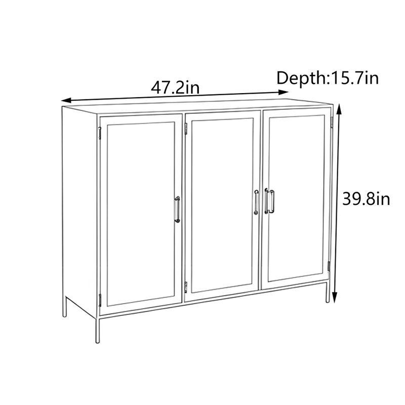Armoire d'entrée Mid-Century