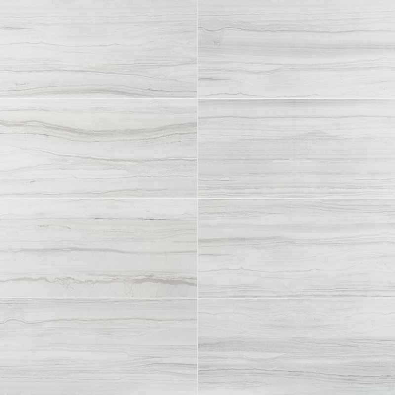 Dreamstone Luminus White 12X24 Porcelain Tile, Luminus White Matte