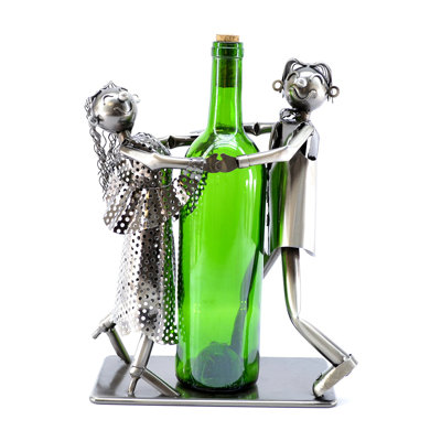 Tango Dancers 1 Bottle Tabletop Wine Bottle Rack by Wine Bodies