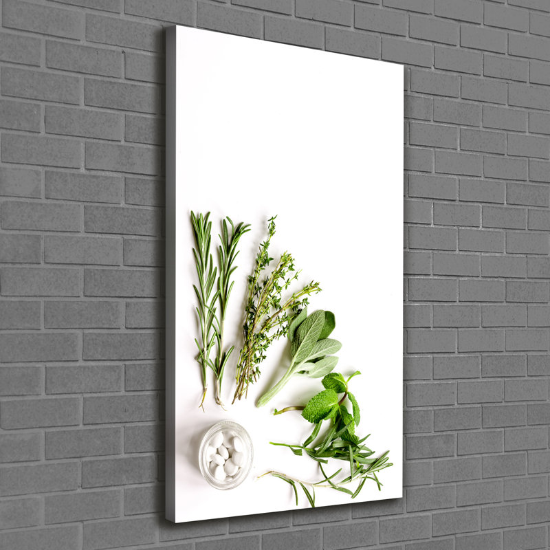 Herbs - Wrapped Canvas Print