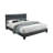 Chenevert Vegan Leather Platform Bed-940773810-940773815