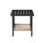 Swivel Outdoor Set with 2-Tier Coffee Table-2037193078