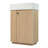 21.6" Bathroom Vanity With Ceramic Sink, Freestanding Modern Right Door Wood Grain Cabinet With Open And Closed Storage For Small Bathrooms-1426265198