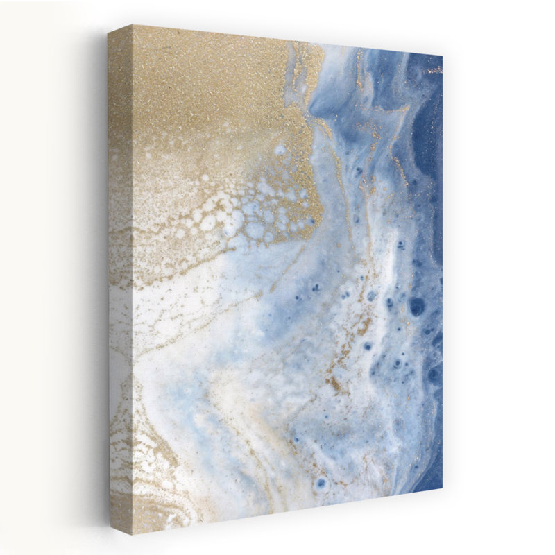 Art contemporain abstrait contemporain, paysage naturel, H 24 po x l 16 po