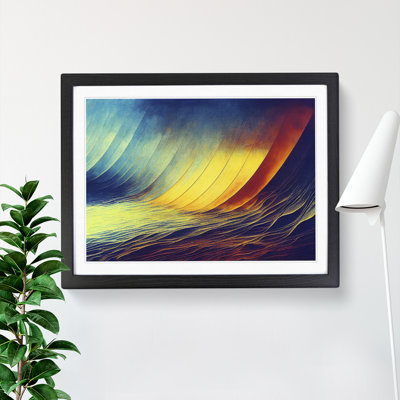 Wave Painting - Framed Print