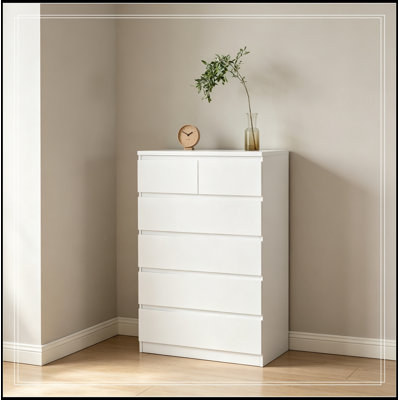 Commode de rangement moderne avec 5 tiroirs