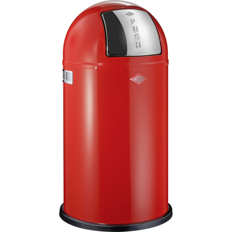 Pushboy 50L Bin, Red