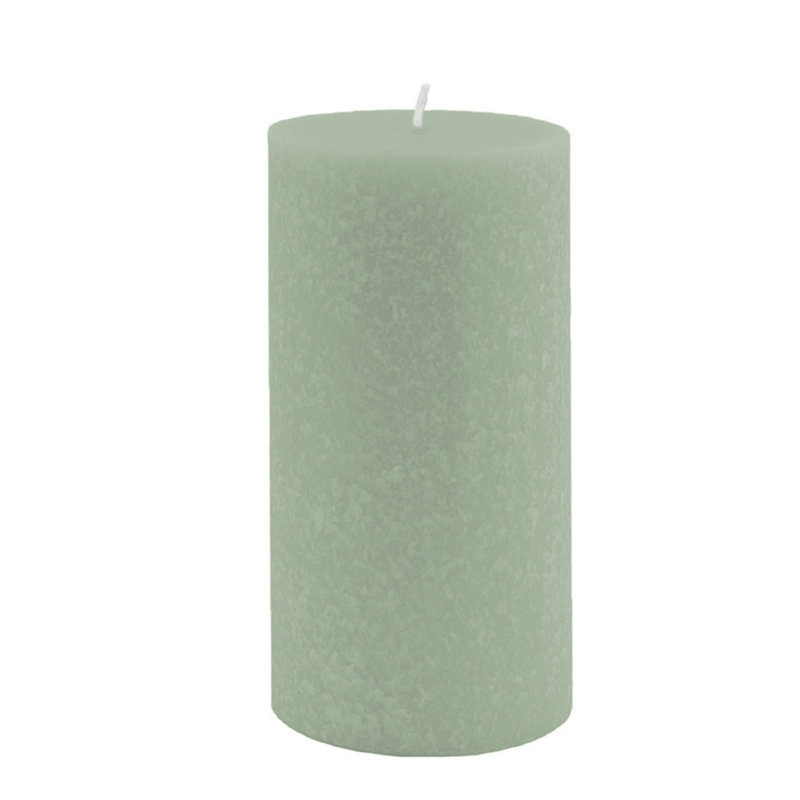 Bougie colonne non parfumée Timberline, H 6 po x l 3 po x P 3 po, Vert sauge