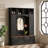 4-IN-1 Elegant 59" Wide Hall Tree with Golden Hooks & Handles-1255984610