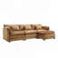 Canapé modulaire surdimensionné en chenille de 112 po avec repose-pieds mobile Chenille-1694625976