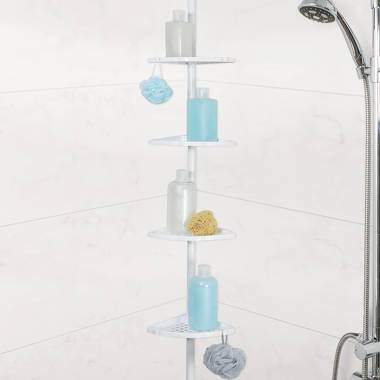 J&v Textiles Rustproof Shower Caddy Corner For Bathroom,bathtub