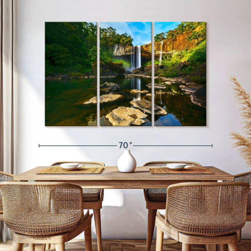 Idyllic Tropical Waterfall