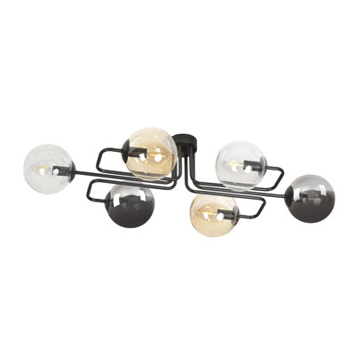 Cadesia Glass Semi Flush Mount