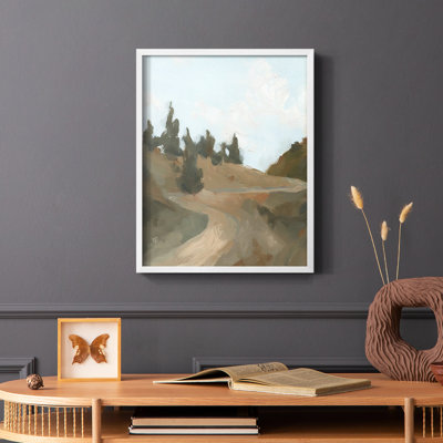West Fork Hiking Trail IV Framed Print - Solid Wood