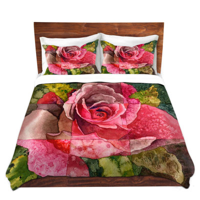 Polyester Floral Duvet Cover