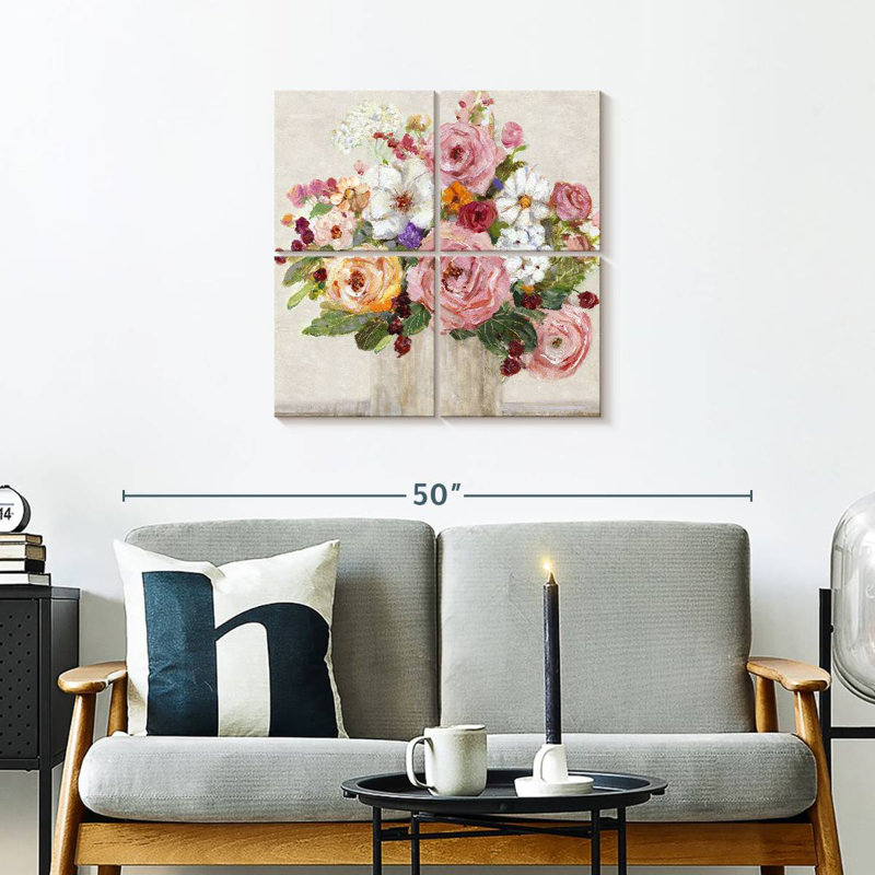 Harnek Becoming Blush II, 26" H x 26" W