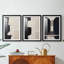 ABSTRACT Series DCLXVII - Impression personnalisée de qualité supérieure avec passe-partout - 3 pièces-986888581