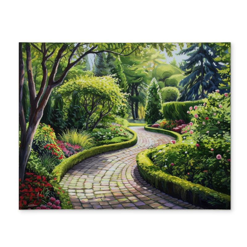 Yellow Polyester Placemat - Garden Path Design | Home Decor
