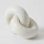 White Marble Round Knot