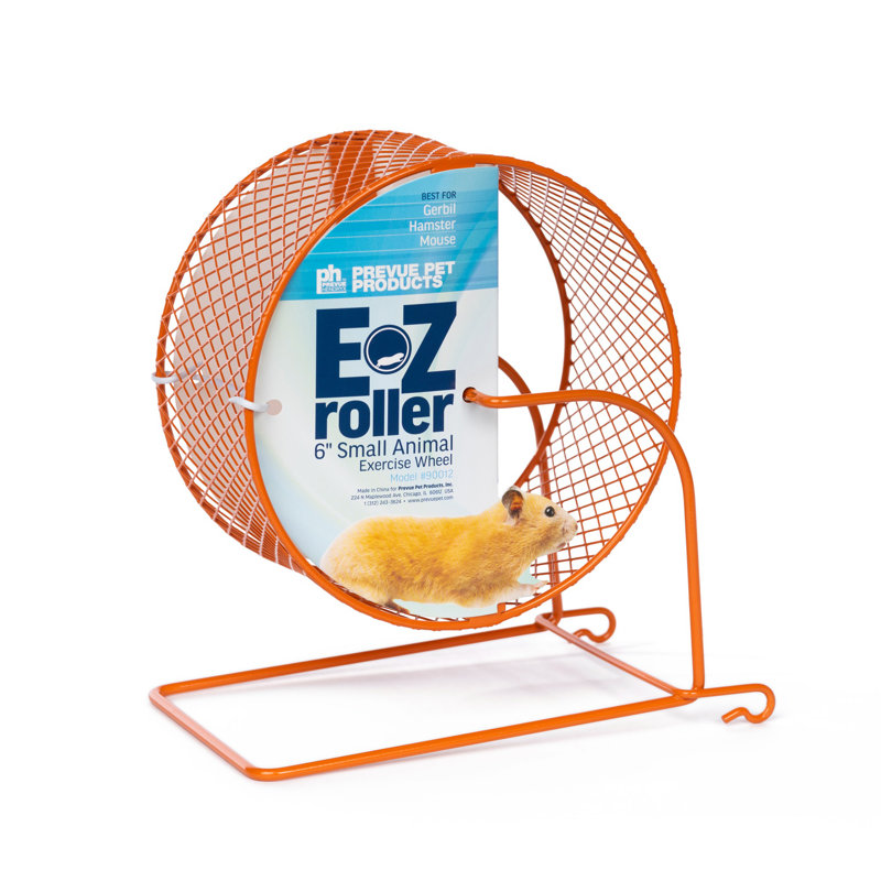Roue d'exercice E-Z Roller / gerbille, hamster nain, souris, H 7,5 po x l 4,25 po x P 7 po