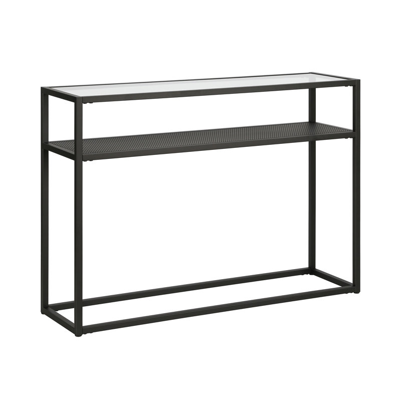 Nellie 42'' Glass Top Console Table