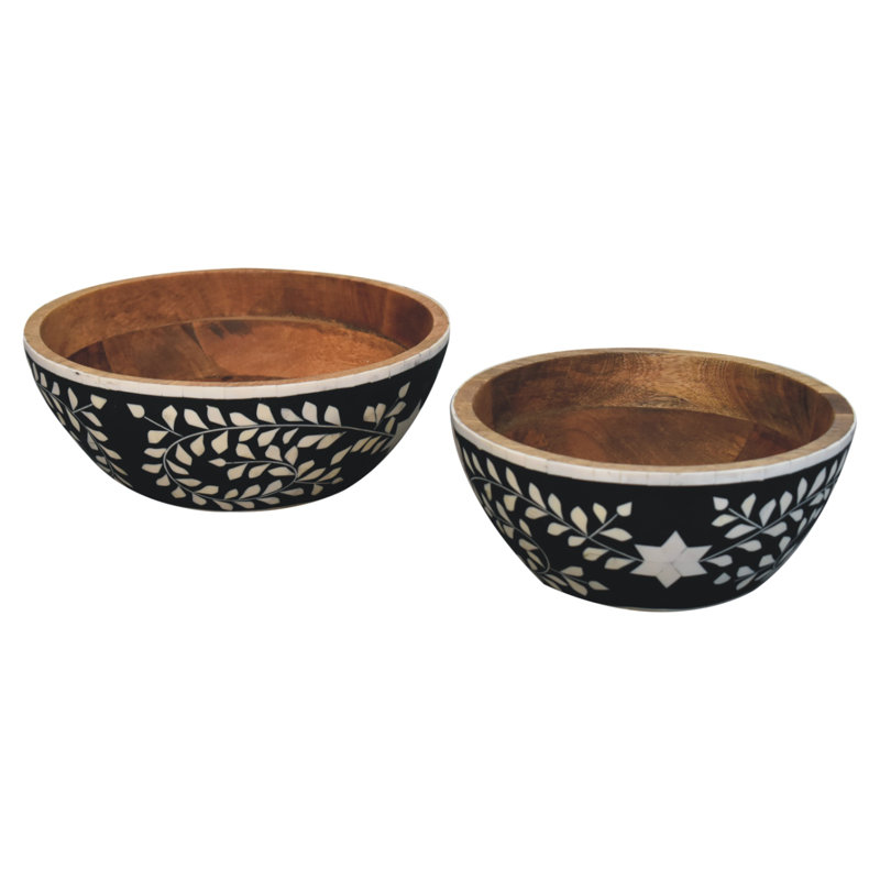 Antenor Handmade Wood Decorative Bowl 2
