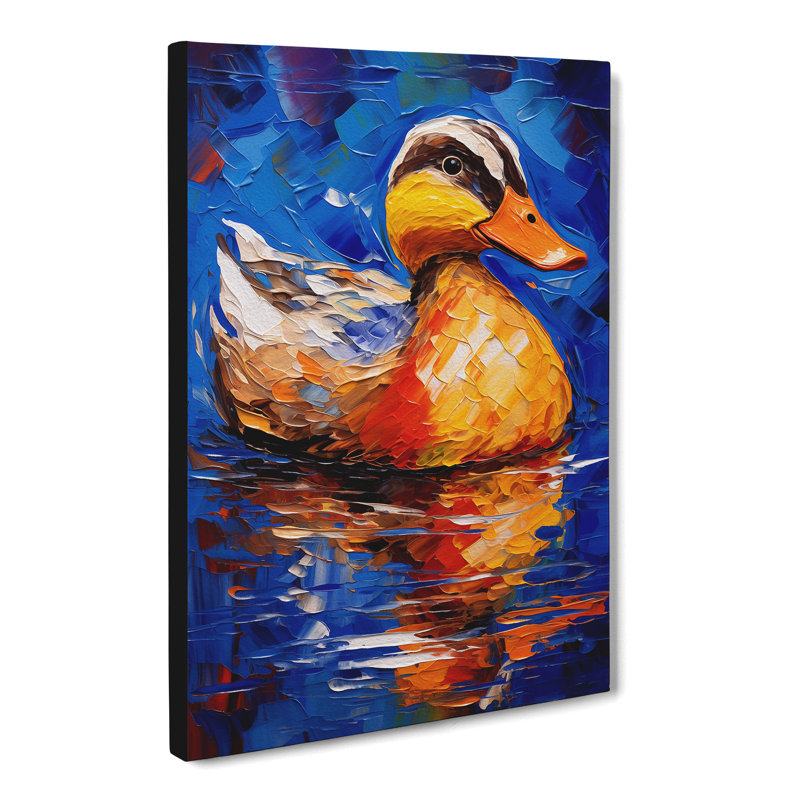 Duck Abstract - No Frame Print, 76cm H x 50cm W x 3cm D