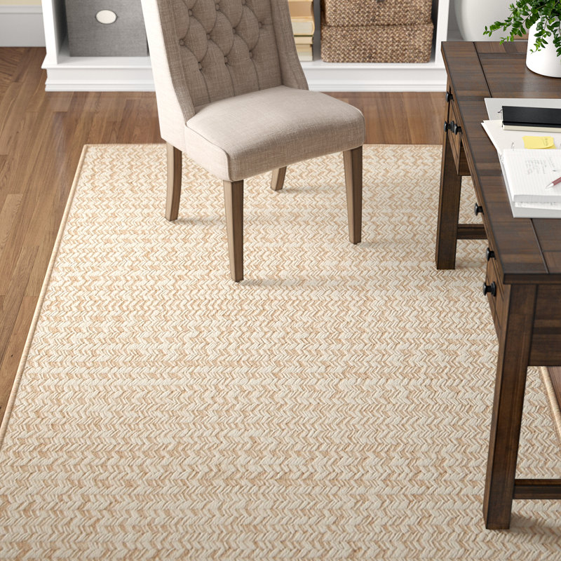 Tapis beige tressé Guntram, Rectangle 12 pi x 16 pi