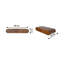 Console en bois massif 31,4961 po Areford